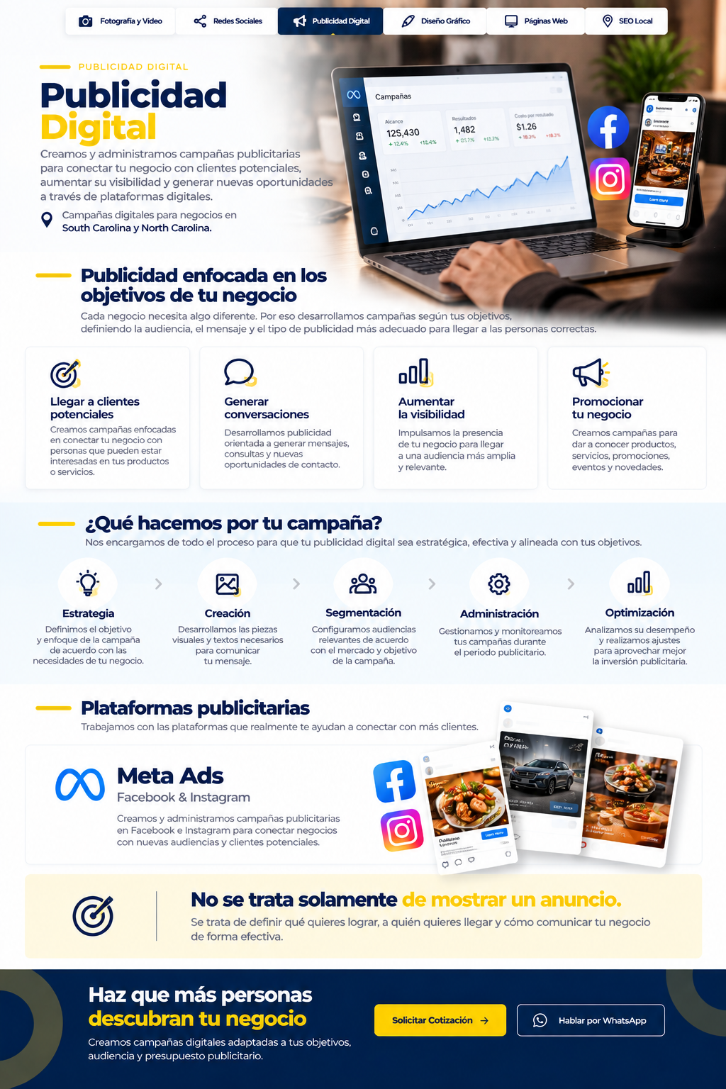 Referencia de publicidad digital