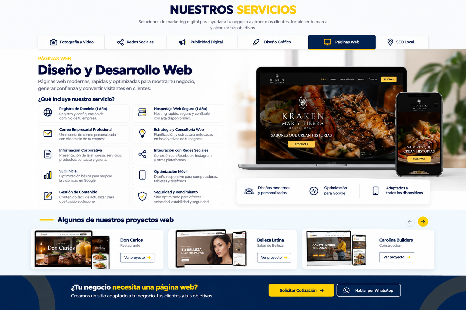 Referencia de diseño web